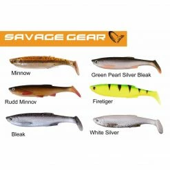 Silikonske Varalice Savage Gear LB 3D Bleak Paddle Tail 10cm 8g White Silver