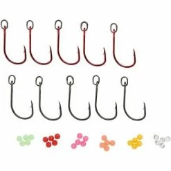Savage Gear S1 Single Hook Red & DG 4/0 10pcs