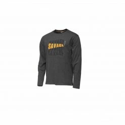 Savage Gear Simply Savage Logo-Tee Long Sleeve M - 57662 Odjeća