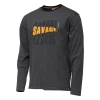 Odjeća Savage Gear Simply Savage Logo-Tee Long Sleeve XL