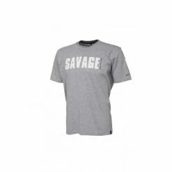 Odjeća Savage Gear Simply Savage Tee - Light Grey Melange