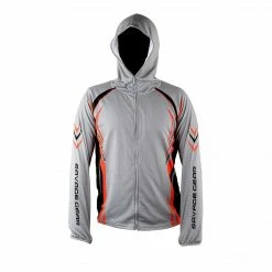 Savage Gear SunProtec Zip Hoodie Grey