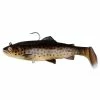 Savage Gear Trout Rattle Shad 12.5cm 35g 03 - Dark Brown Trout Silikonske Varalice