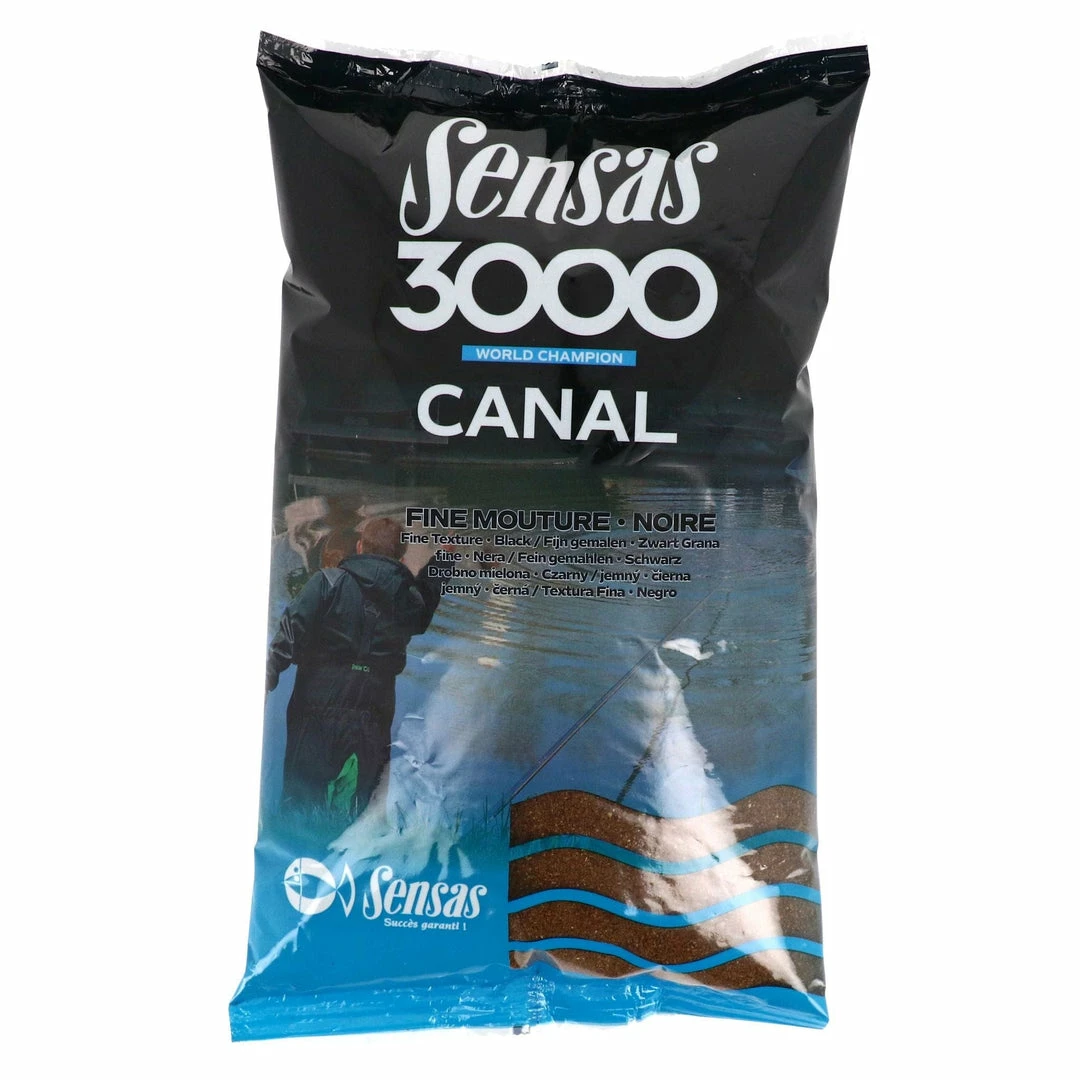 SENSAS Hrana Za Ribe 3000 CANAL NOIRE (BLACK)FINE TEXTURE 3 SENSAS Hrana Za Ribe 3000 CANAL NOIRE (BLACK)FINE TEXTURE