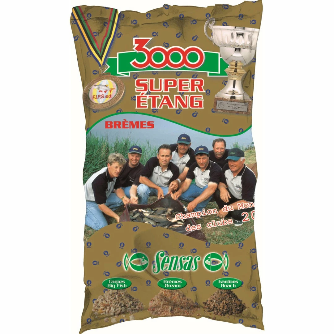SENSAS Hrana Za Ribe 3000 SUPER LAKE BREAM 3 SENSAS Hrana Za Ribe 3000 SUPER LAKE BREAM