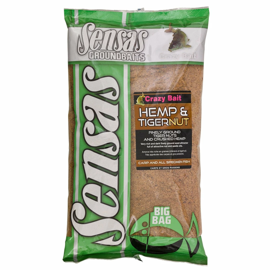 SENSAS Hrana Za Ribe BIG BAG HEMP & TIGER MIX 3 SENSAS Hrana Za Ribe BIG BAG HEMP & TIGER MIX
