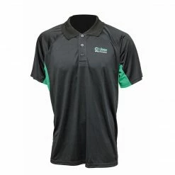SENSAS BLACK & GREEN BREATHABLE POLO