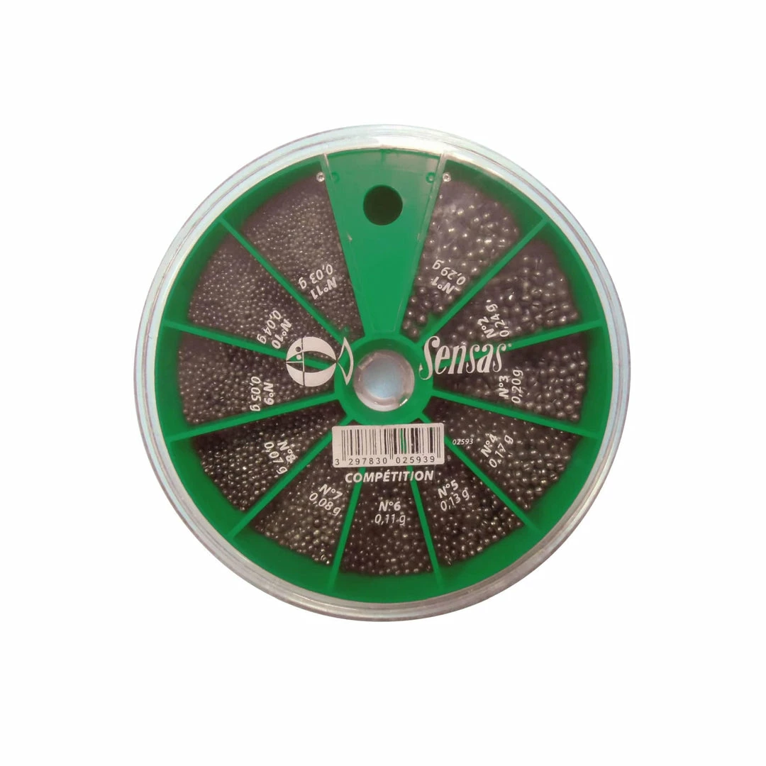 SENSAS COMPET. SPLIT SHOT BOX 11 SECT. 3 SENSAS COMPET. SPLIT SHOT BOX 11 SECT.