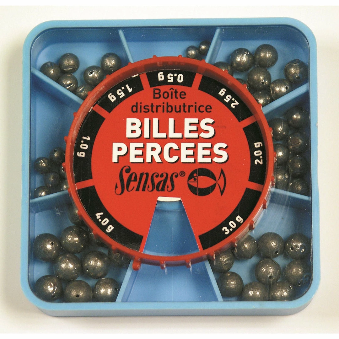 SENSAS DRILLED BULLETS DISPENSER BOX 3 SENSAS DRILLED BULLETS DISPENSER BOX