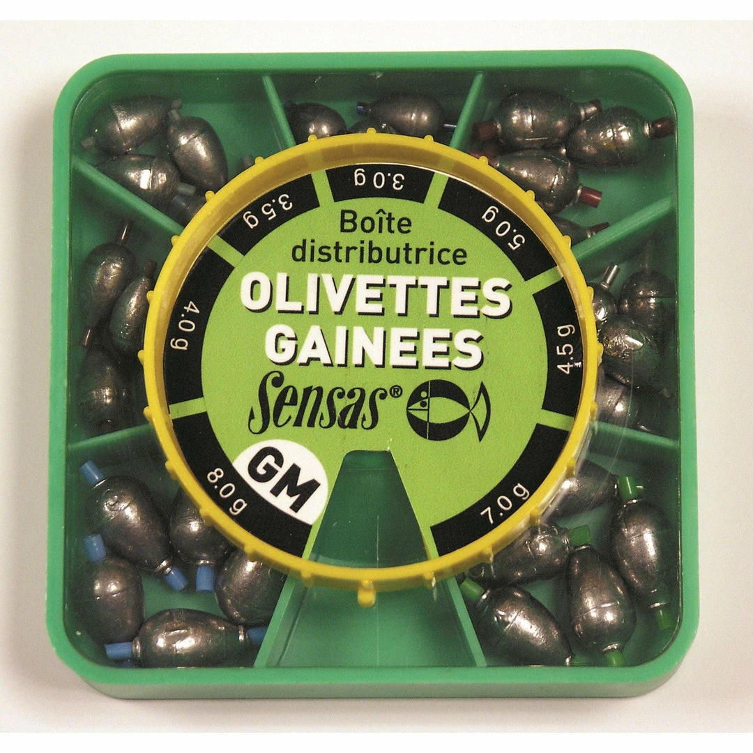 SENSAS OVAL OLIVETTES DISPENSER BOX 3 SENSAS OVAL OLIVETTES DISPENSER BOX