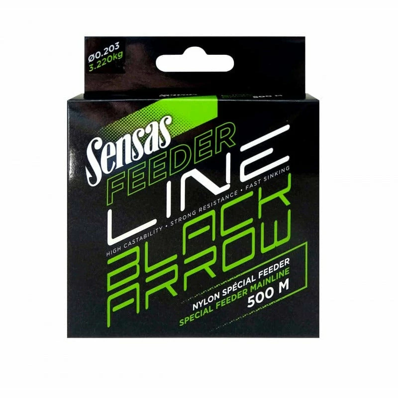 Sensas Black Arrow Feeder Nylon 500m 3 Sensas Black Arrow Feeder Nylon 500m