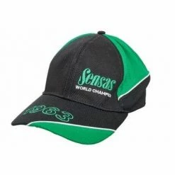 Sensas Fashion Black & Green Cap (36181)