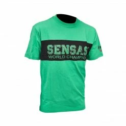 SENSAS T-SHIRT CLUB 2 COLOUR GREEN & BLACK 14 SENSAS T-SHIRT CLUB 2 COLOUR GREEN & BLACK