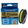 SHIMANO Kairiki 8 150m Yellow Najlon, Strune Sajle
