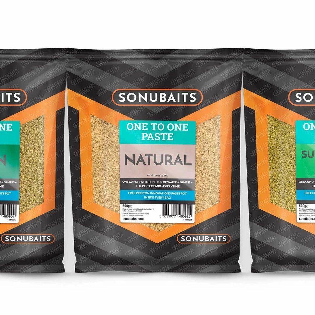Match Pelete/boile/dumbells SONUBAITS ONE TO ONE PASTE 500g 3 Match Pelete/boile/dumbells SONUBAITS ONE TO ONE PASTE 500g