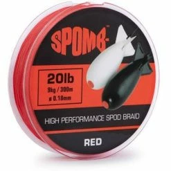 Šaranski Najloni I špage Spomb Braid 300m 9kg 20lb RED 0.18mm