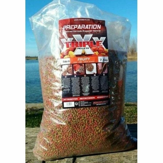 Starbaits Prep X Triple X Pellets Fruty 9mm - 7.5kg 3 Starbaits Prep X Triple X Pellets Fruty 9mm - 7.5kg