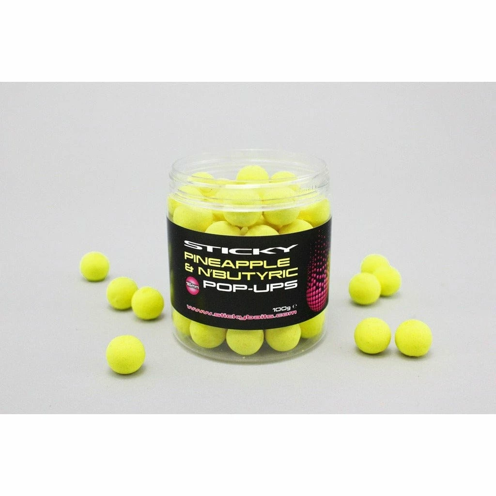 Sticky Baits STICKY Pineapple & N'Butyric Pop-Ups 3 Sticky Baits STICKY Pineapple & N'Butyric Pop-Ups