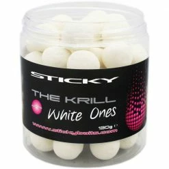 Sticky Baits STICKY The Krill White Ones Wafters 16mm 5 Sticky Baits STICKY The Krill White Ones Wafters 16mm