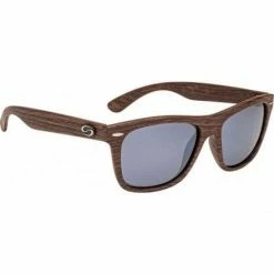 Odjeća STRIKE KING SK Plus Matte Cash Woodgrain Frame Black Mirror Gray Base Lens