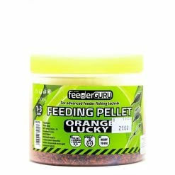 Timar Mix Feeder Guru Orange Lucky Feeding Pellet 1-3mm 500g - MX2793 Match Pelete/boile/dumbells